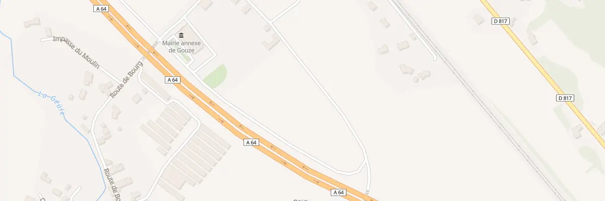 Plan du 5172 Le Bourg de Gouze à Mont
