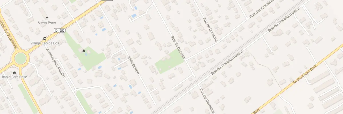 Plan du 24 Rue de Bacalan à Pessac