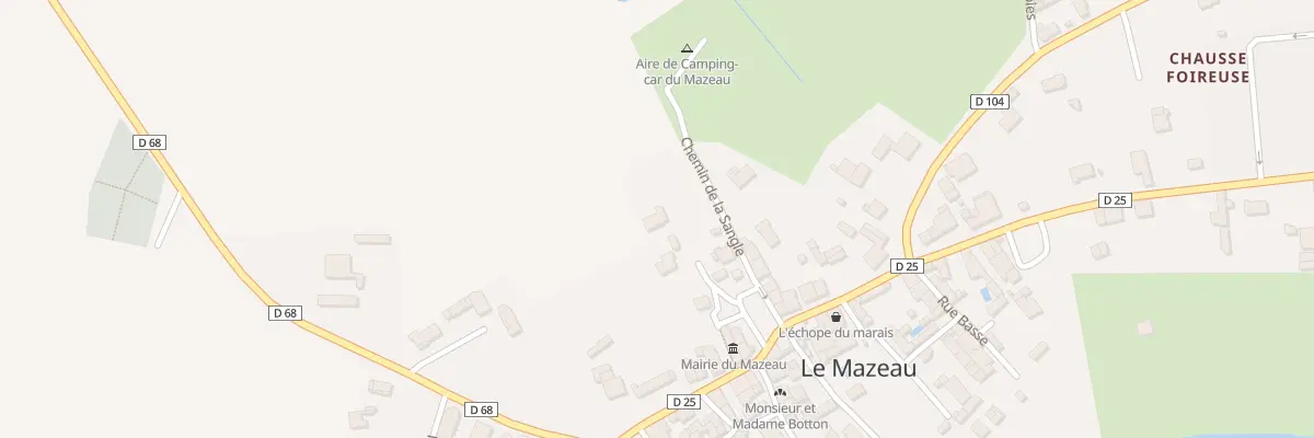 Plan du 6 Imp de l’Ouche au Mazeau