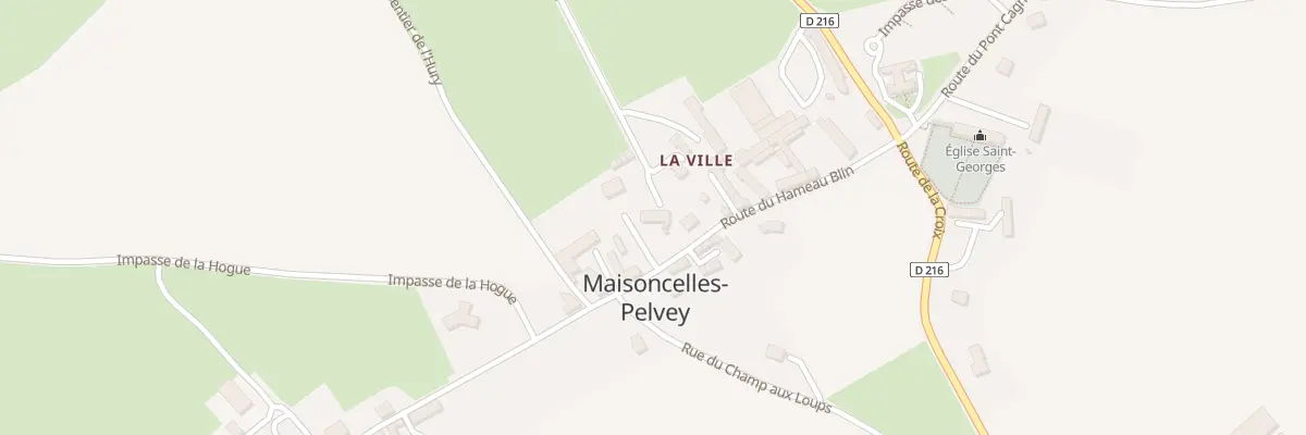 Plan du 190 Rte du Hameau Blin à Maisoncelles-Pelvey