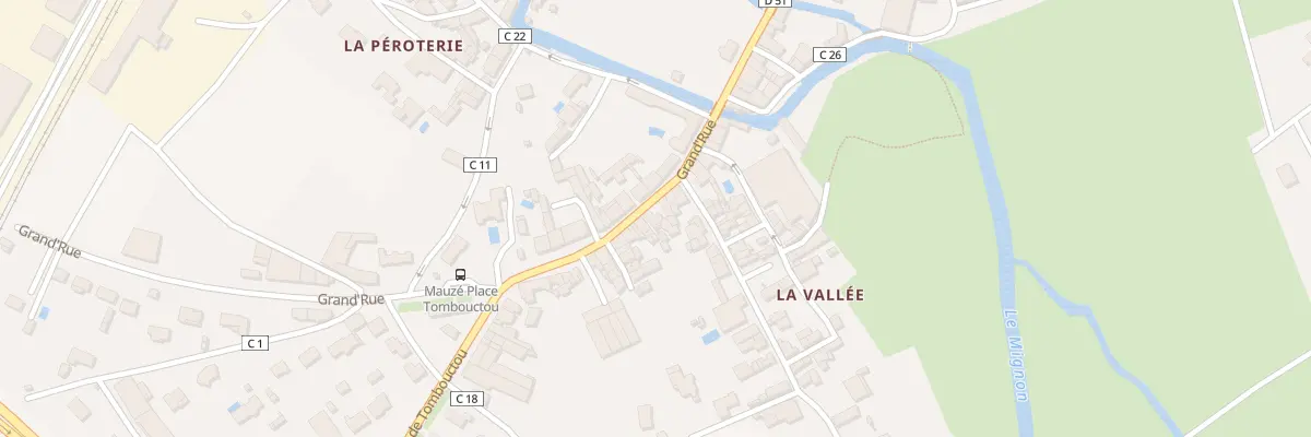 Plan du 193 Grand Rue à Mauzé-sur-le-Mignon