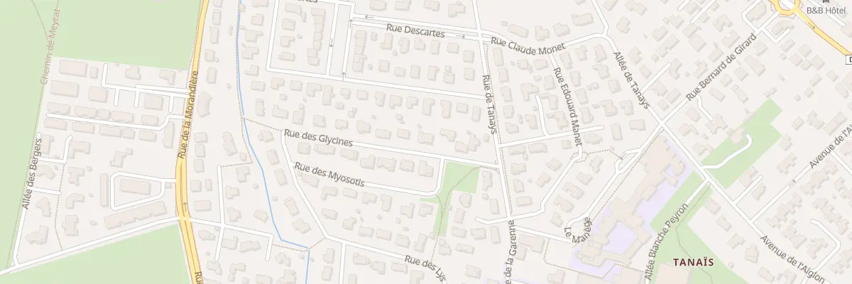 Plan du 3 Rue des Glycines au Haillan