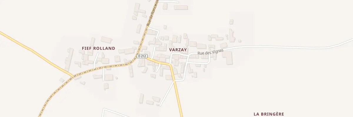 Plan du 5104 Varzay à Puyrolland
