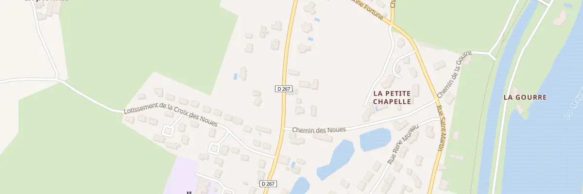Plan du 16 Rte de Château-gontier à Ménil