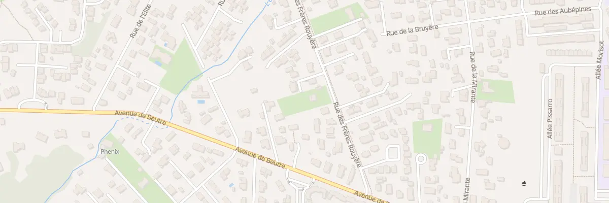 Plan du 13 Rue des Frères Rouyère à Pessac