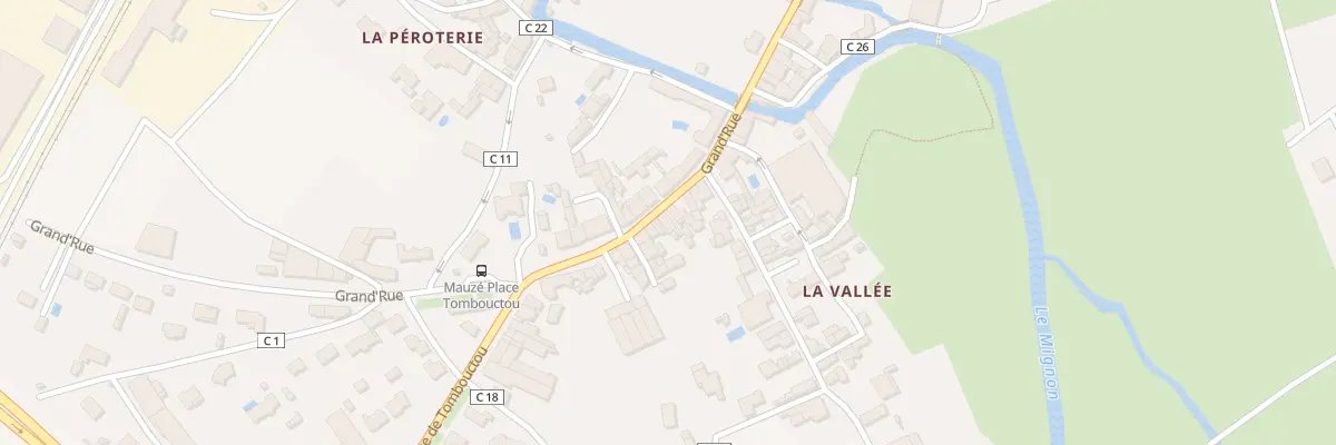 Plan du 195 Grand Rue à Mauzé-sur-le-Mignon