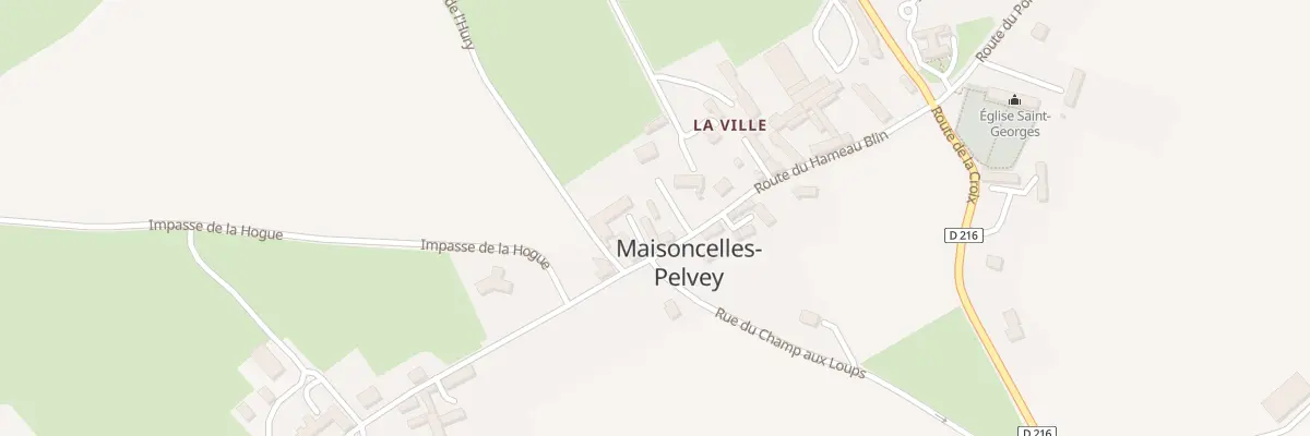 Plan du 208 Rte du Hameau Blin à Maisoncelles-Pelvey
