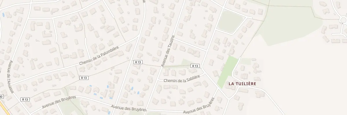 Plan du 23 Av des Tauzins à Cestas