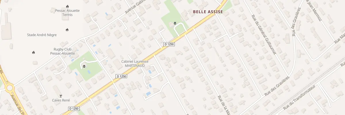 Plan du 115 Av du Général Leclerc à Pessac