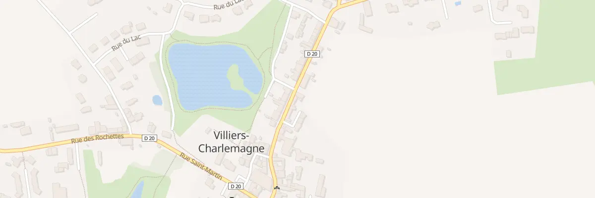Plan du 16 Rue Charles de Gaulle à Villiers-Charlemagne