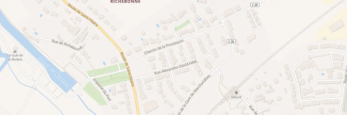 Plan du 10 Rue Florence Arthaud à Mauzé-sur-le-Mignon