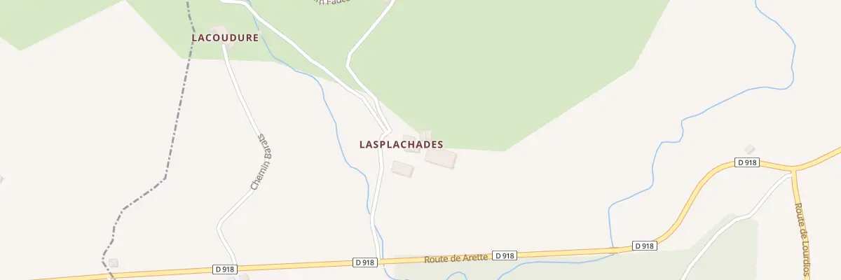 Plan du 5074 Lasplachades à Issor