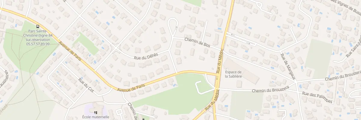 Plan du 1 Rue du Dehès au Haillan