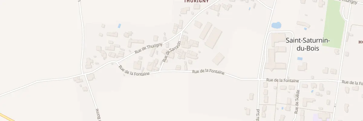 Plan du 18 Rue de la Fontaine à Saint-Saturnin-du-Bois