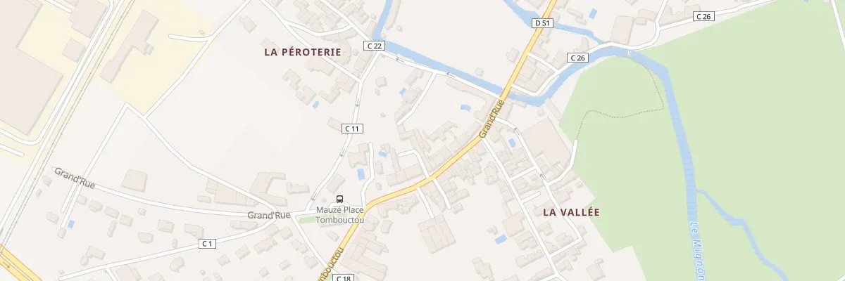 Plan du 180 Grand Rue à Mauzé-sur-le-Mignon