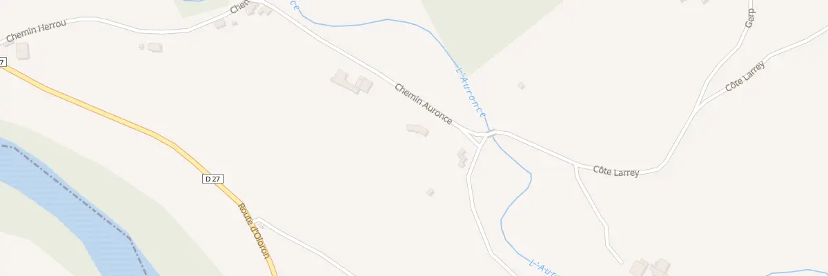Plan du 6 Che Auronce à Saucède