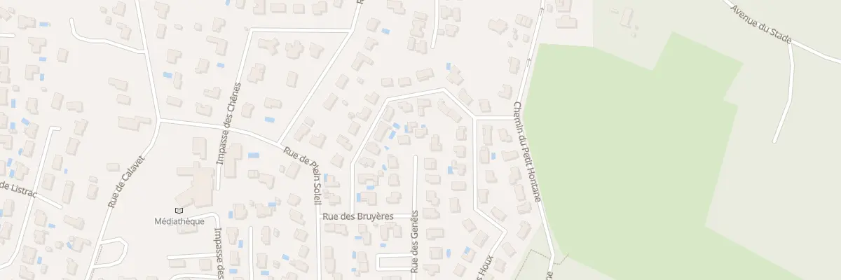 Plan du 20 Rue des Genêts au Taillan-Médoc