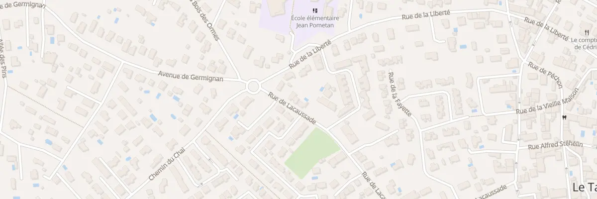 Plan du 48 Rue de Lacaussade au Taillan-Médoc