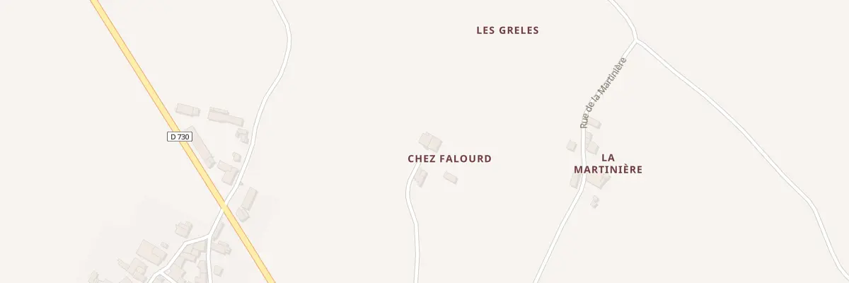 Plan du 18 Rue de chez Falour à Lorignac