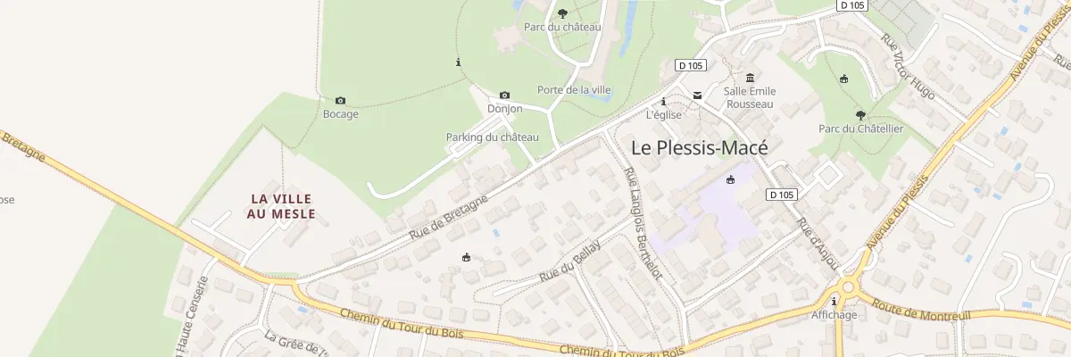 Plan du 11 Rue de Bretagne à Longuenée-en-Anjou