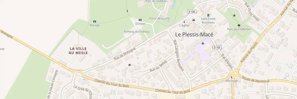 Plan du 11B Rue de Bretagne à Longuenée-en-Anjou