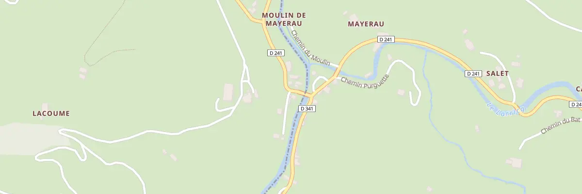 Plan du 5223 Bourdes à Arette