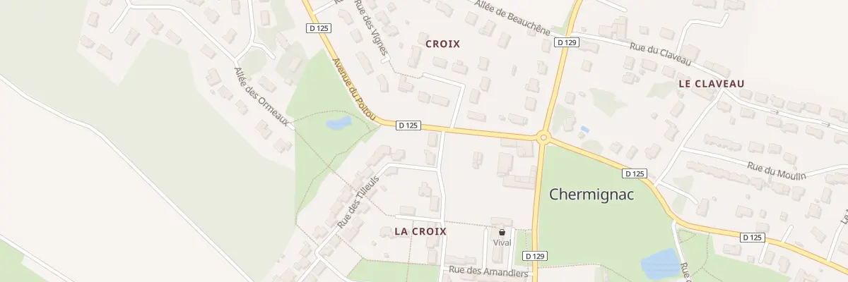 Plan du 27 Rue des Tilleuls à Chermignac