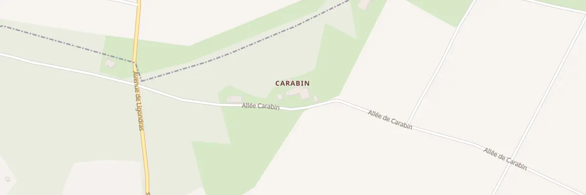 Plan du 4 All de Carabin à Arsac