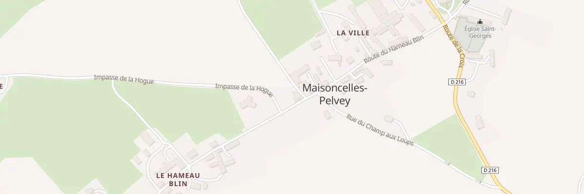 Plan du 5008 La Ville à Maisoncelles-Pelvey