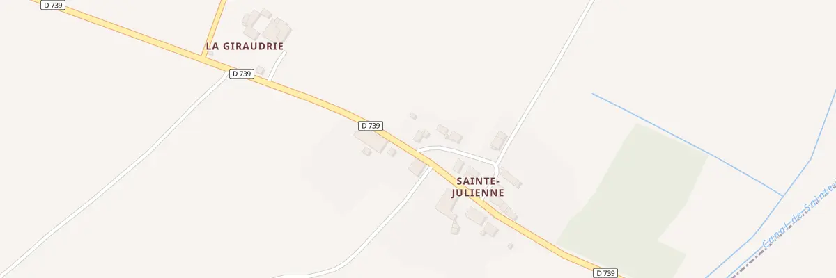 Plan du 5489 Terres de Sainte Julienne à Tonnay-Boutonne