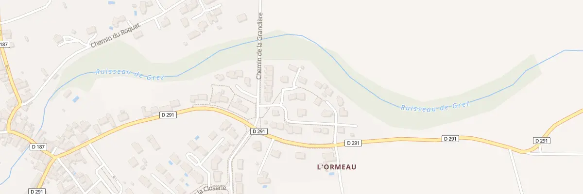 Plan du 1 Pl des Rochambelles à Grez-Neuville