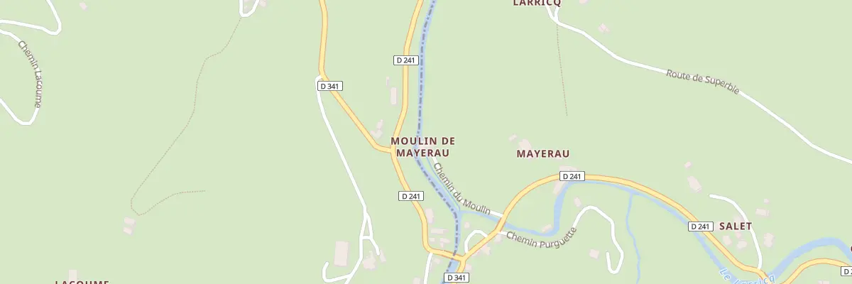 Plan du 129 Che du Moulin à Lourdios-Ichère