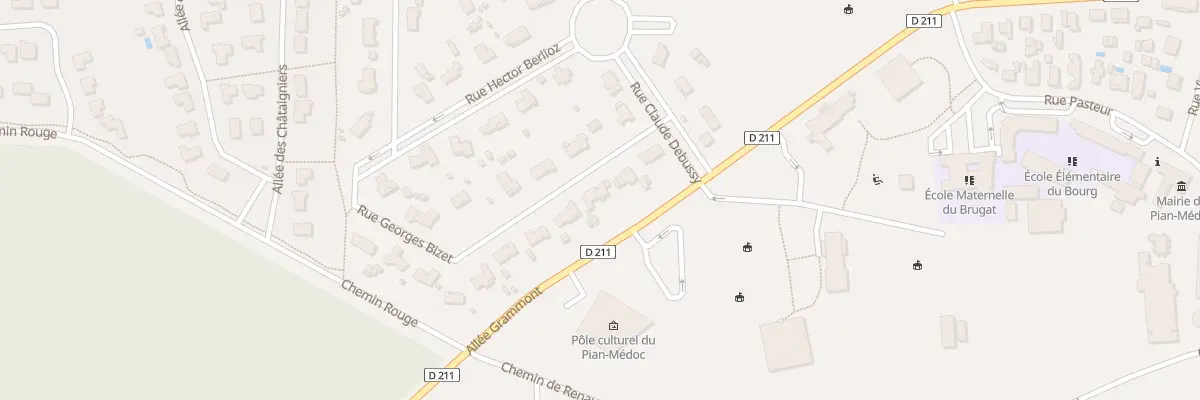 Plan du 18 Rue Georges Bizet au Pian-Médoc