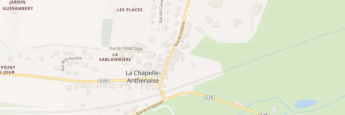 Plan du 12 Rue de Chalons à La Chapelle-Anthenaise