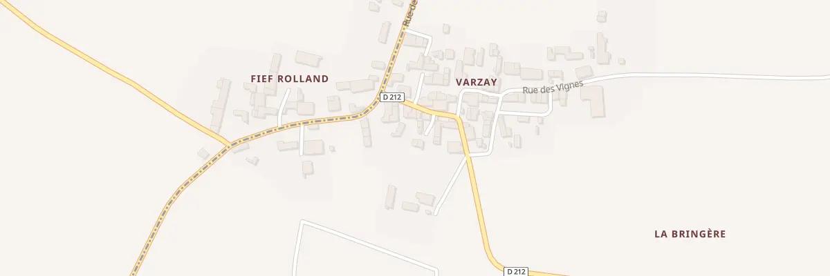 Plan du 5102 Varzay à Puyrolland