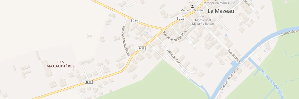 Plan du 49 Rue principale au Mazeau