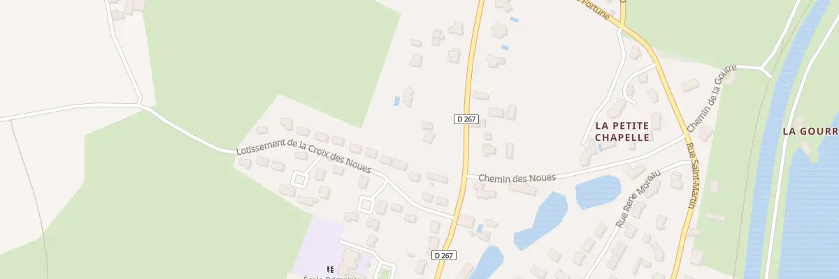 Plan du 21 Rte de Château-gontier à Ménil