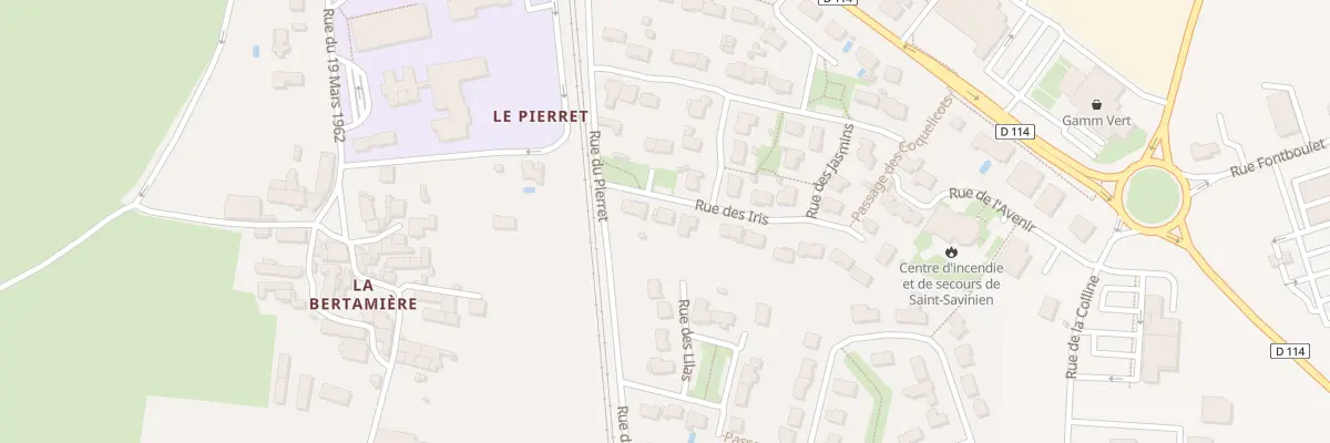 Plan du 4 Rue des Iris à Saint-Savinien