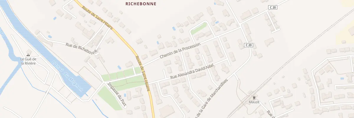 Plan du 15 Rue Florence Arthaud à Mauzé-sur-le-Mignon