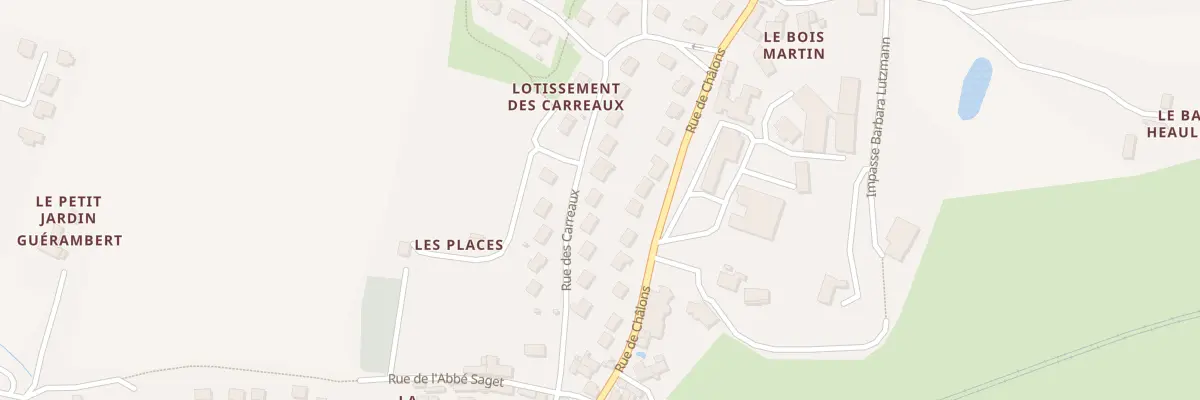 Plan du 12 Rue des Carreaux à La Chapelle-Anthenaise