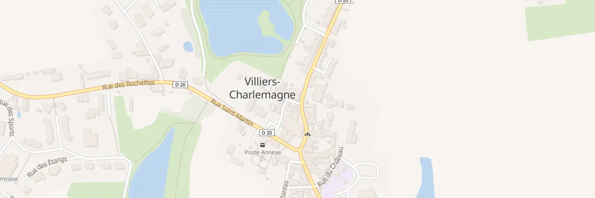 Plan du 9 Rue Charles de Gaulle à Villiers-Charlemagne