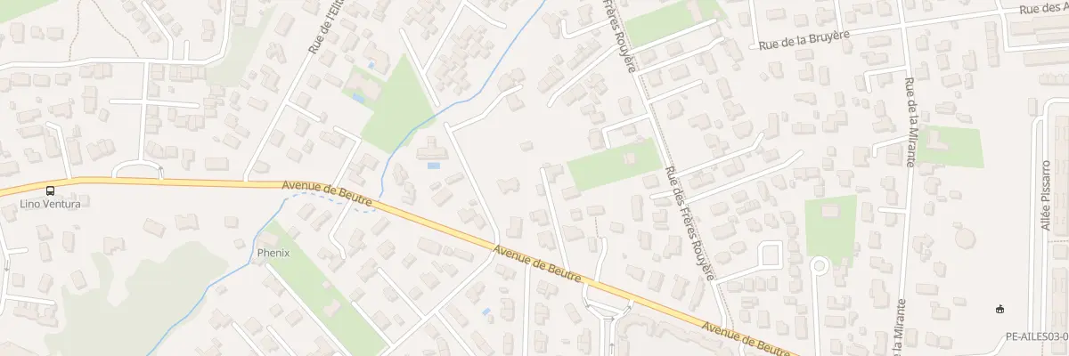 Plan du 72 Av de Beutre à Pessac