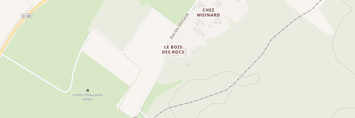 Plan du 14 Rue des Moinards à Chermignac