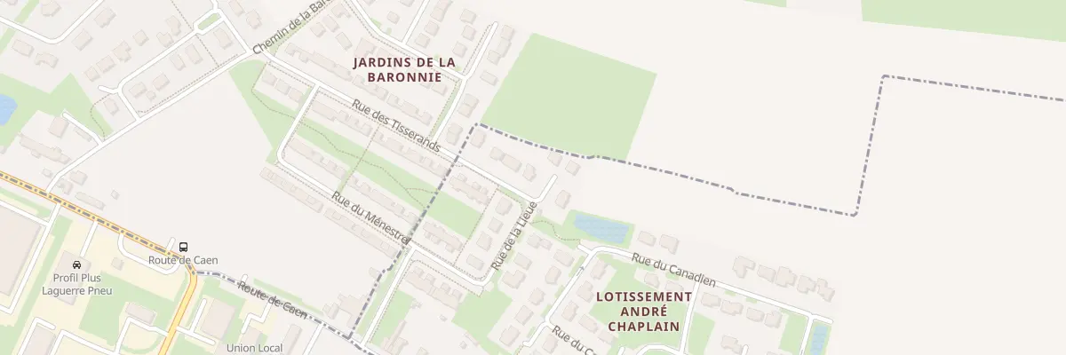 Plan du 30 Rue de la Lieue à Saint-Martin-des-Entrées