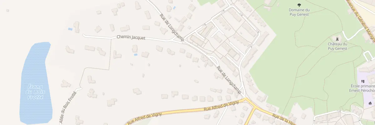 Plan du 13 Rue de Longchamp à Cerizay