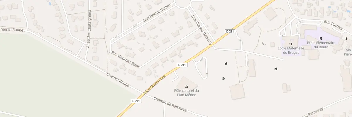 Plan du 19 Rue Georges Bizet au Pian-Médoc