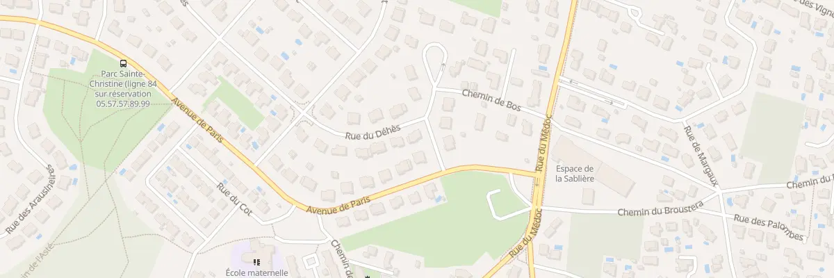 Plan du 4 Rue du Dehès au Haillan