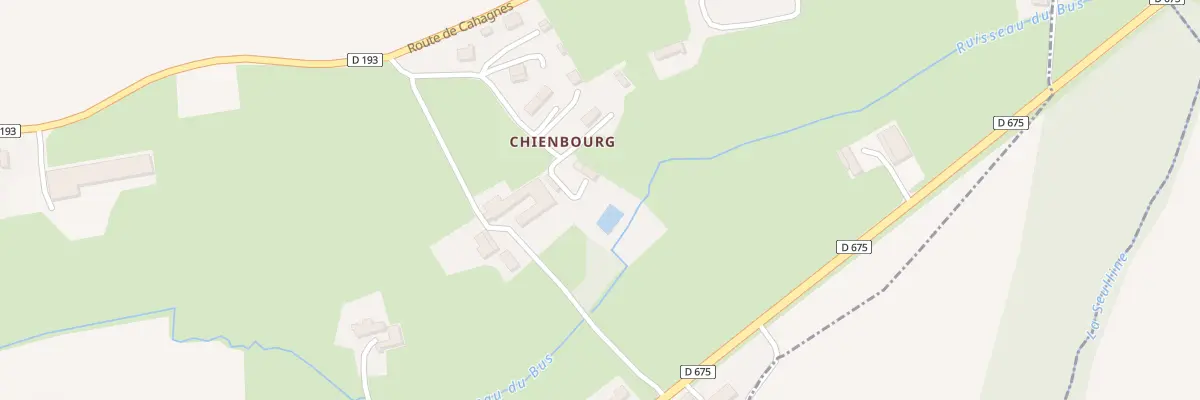 Plan du 2 Imp du Chienbourg à Tracy-Bocage