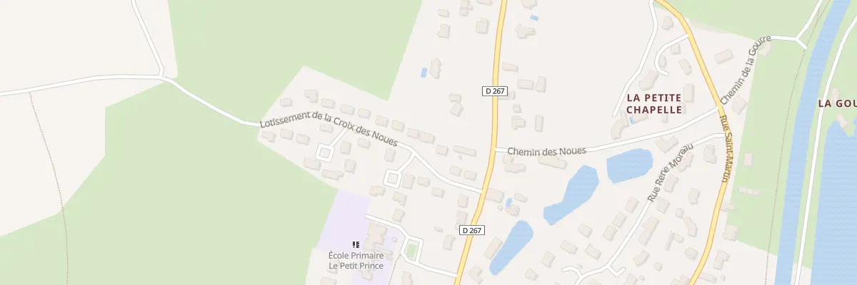 Plan du 4 Lot de la Croix des Noues à Ménil