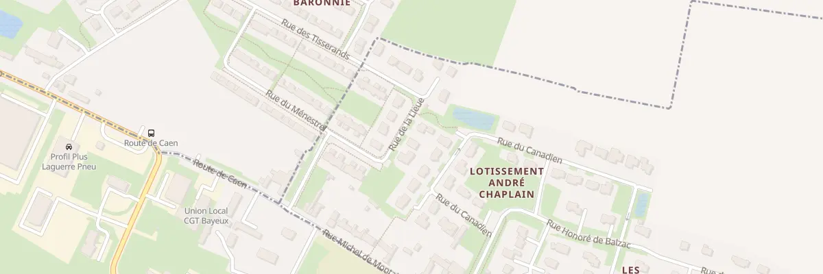 Plan du 20 Rue de la Lieue à Saint-Martin-des-Entrées